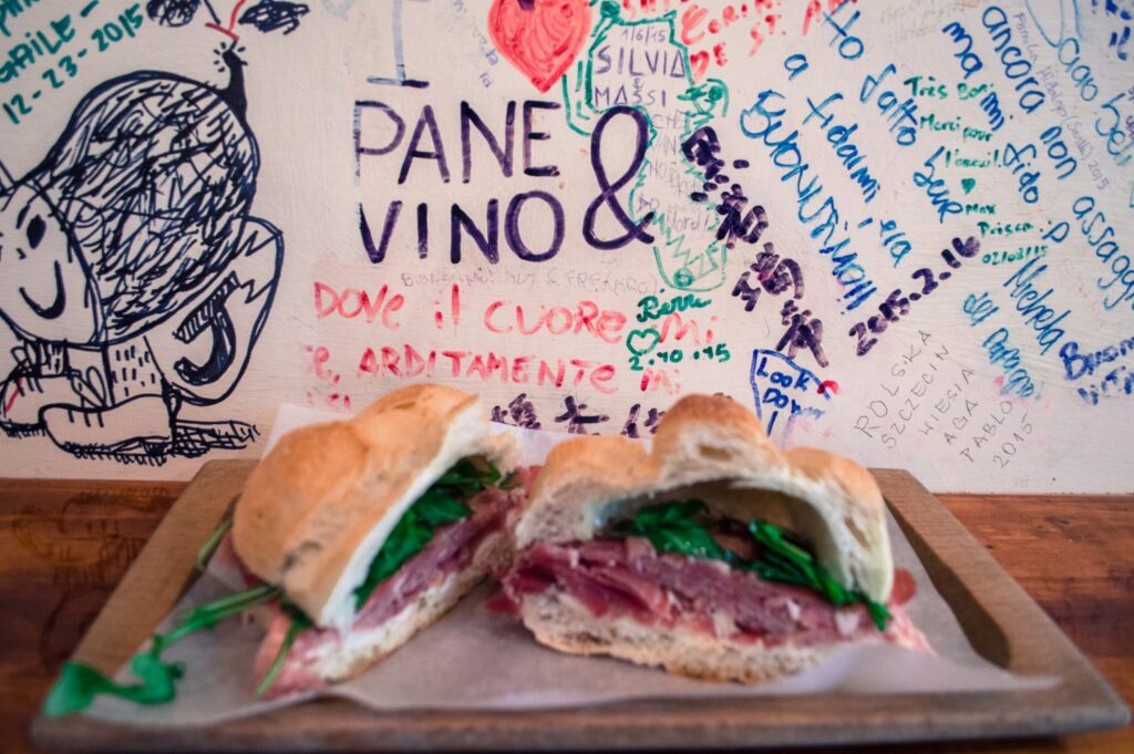 Pane & Vino sandwich by Christina Guan