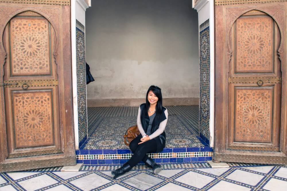 female tourist clothing morocco