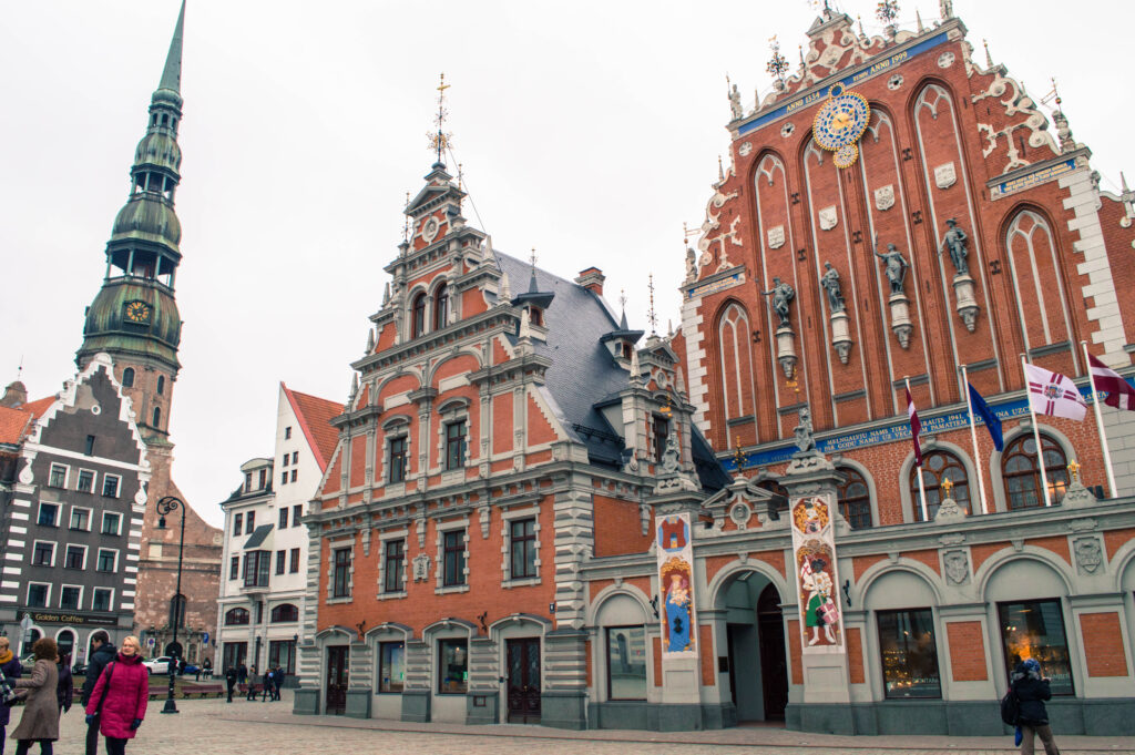 The House of Blackheads in Riga's Town Hall Square