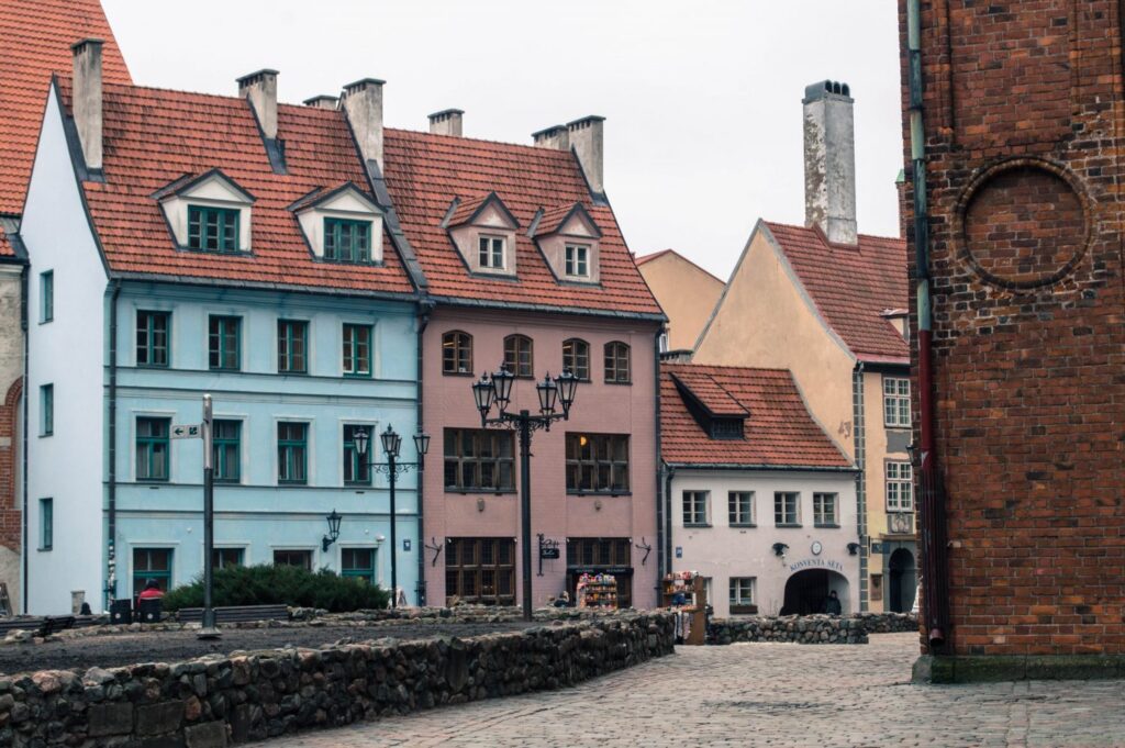 Cute buildings in Riga's Old Town