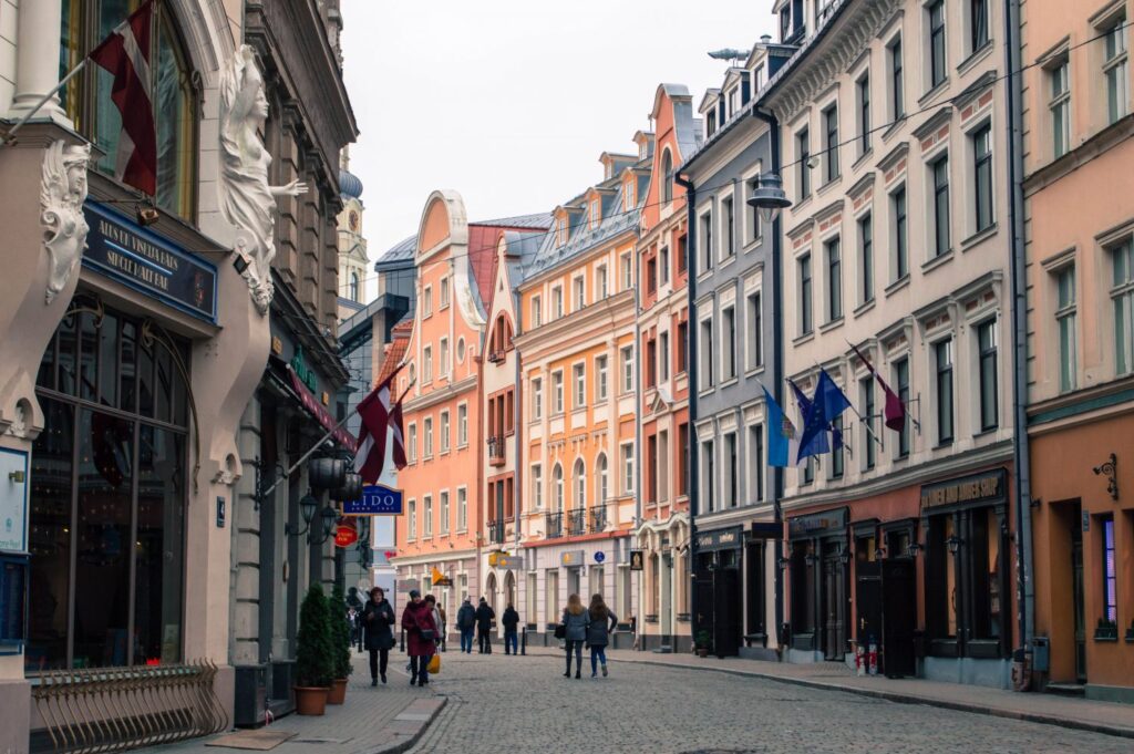 Riga Old Town street