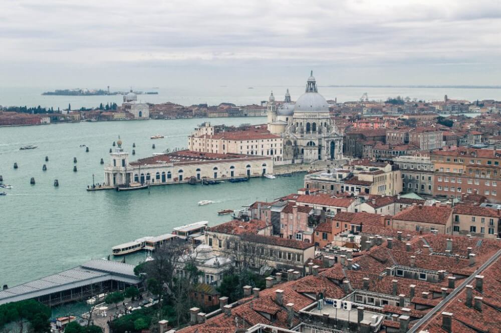 The unreal view from St. Mark's Campanile.