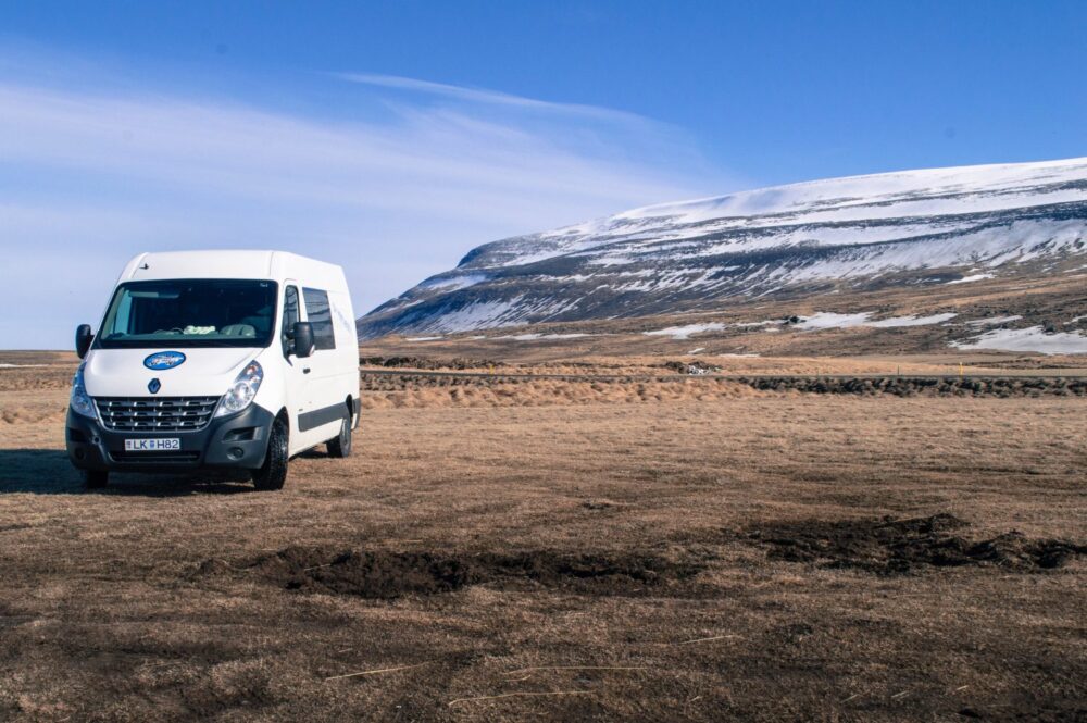 Kukucampers Van in Iceland