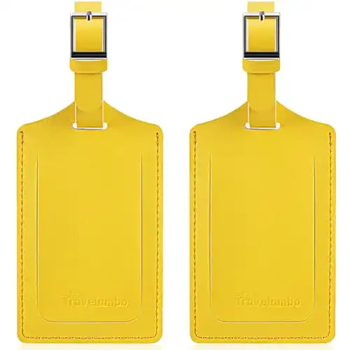 Cute Luggage Tags w/ Privacy Covers