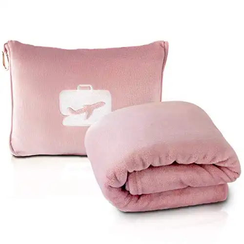 (Super Soft) EverSnug Travel Blanket and Pillow