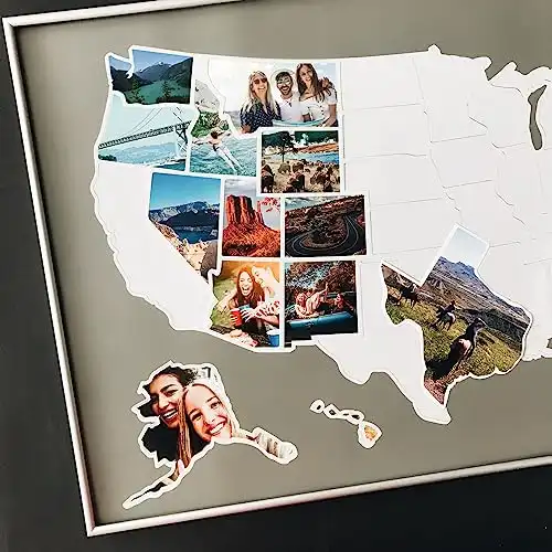Ultra-Cool Photo Map Frame