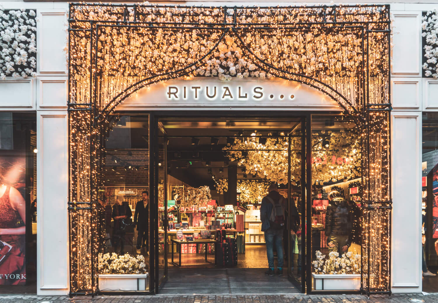 Christmas display in Dusseldorf