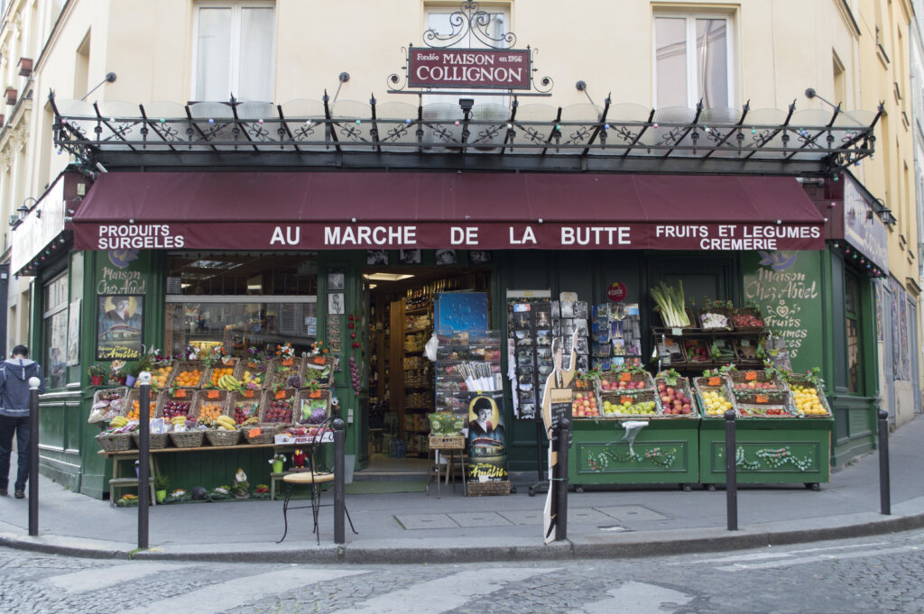 Grocery store in Montmartre as seen in Amelie