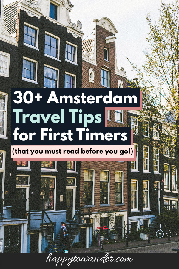 amsterdam trip tips