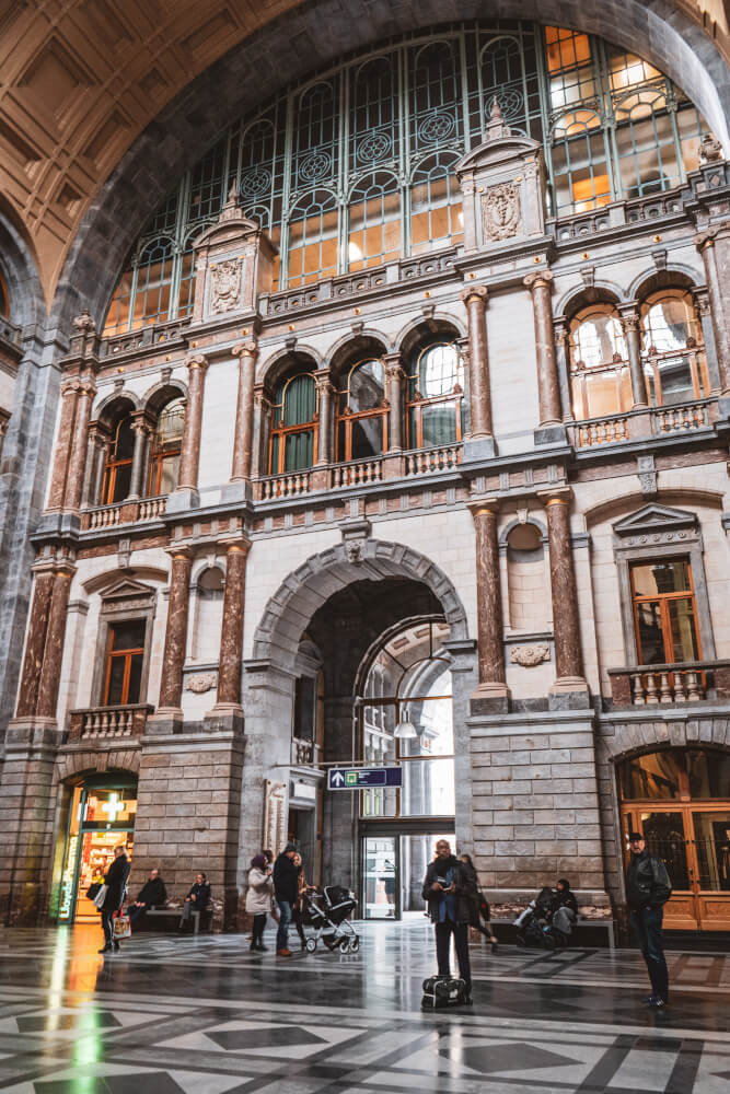 The Main Hall of Antwerp's Central Train Station