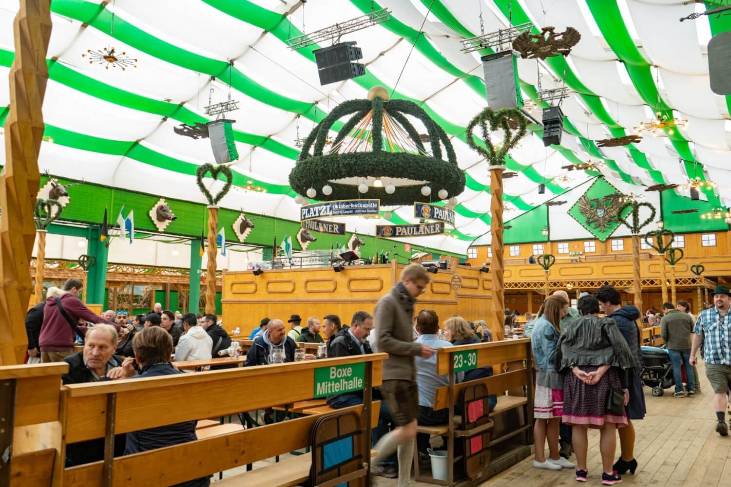 Armbrustschützen-Festhalle at Oktoberfest in Munich, Germany