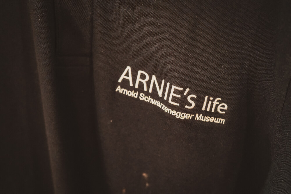 Polo shirt at the Arnold Schwarzenegger Museum in Thal, Austria