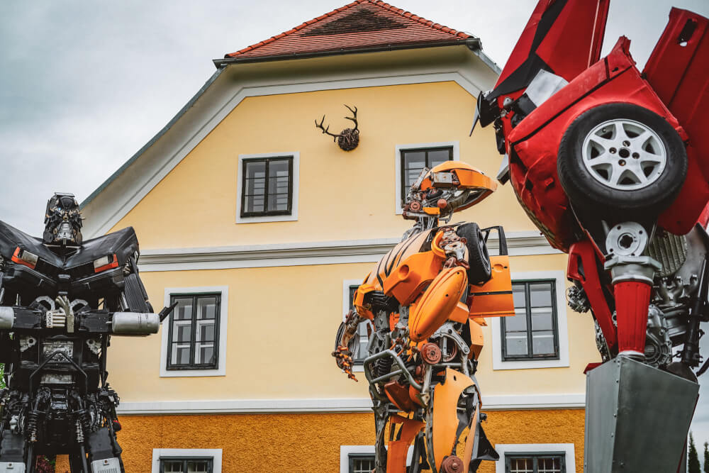 Transformers at the Arnold Schwarzenegger Museum in Thal, Austria