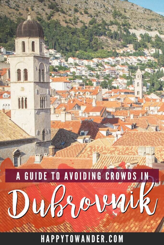Avoid crowds in Dubrovnik