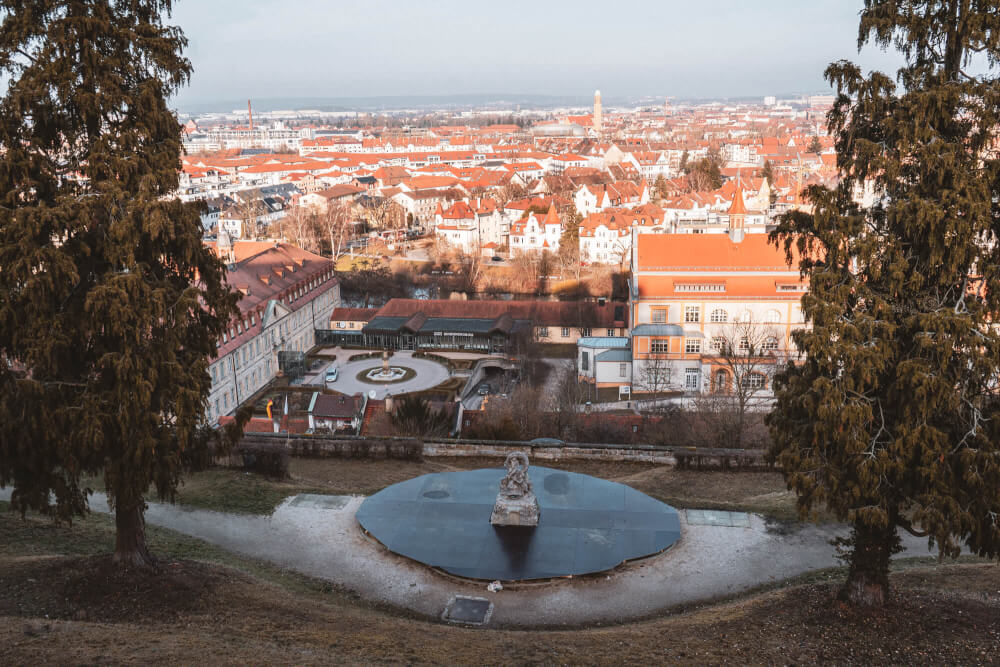 View from Michaelsberg Abbey in Bamberg, Germany