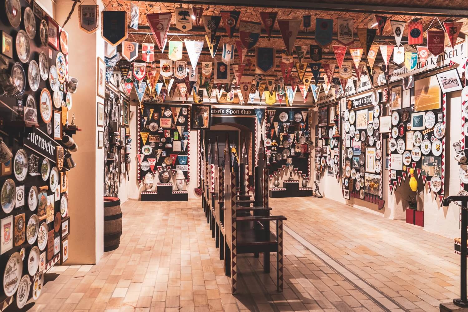 The collection room at Maisel's Beer Adventure World