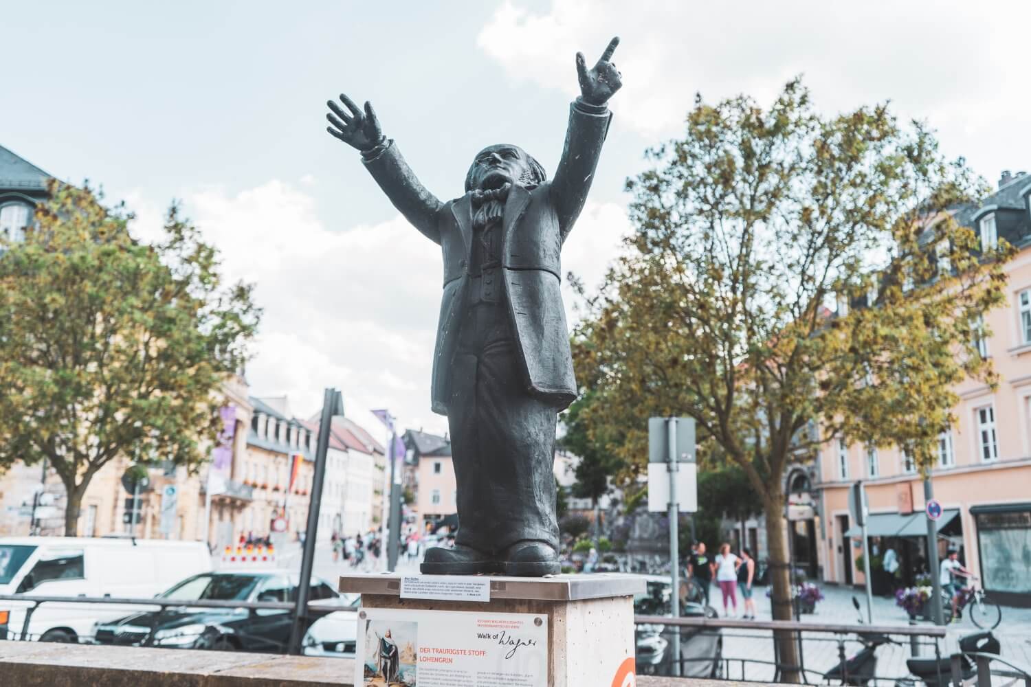 Richard Wagner statue in Bayreuth, Germany