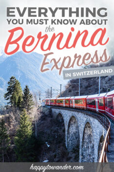 round trip on bernina express