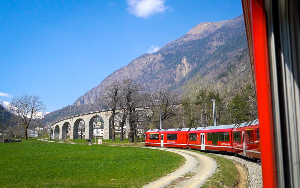 round trip on bernina express