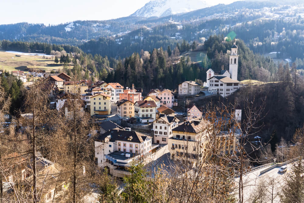 Bernina Express Swizerland train views