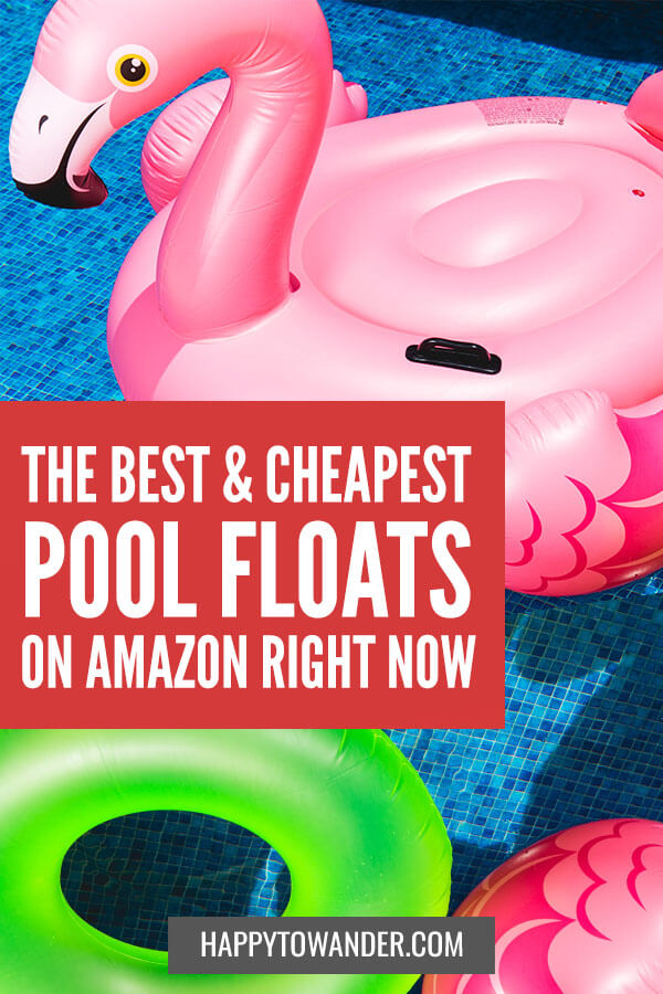 The best awesome and affordable pool floats that you can buy on Amazon! Perfect for summer. Enjoy this list of cute pool float ideas, perfect for the hot weather. #summer #pool