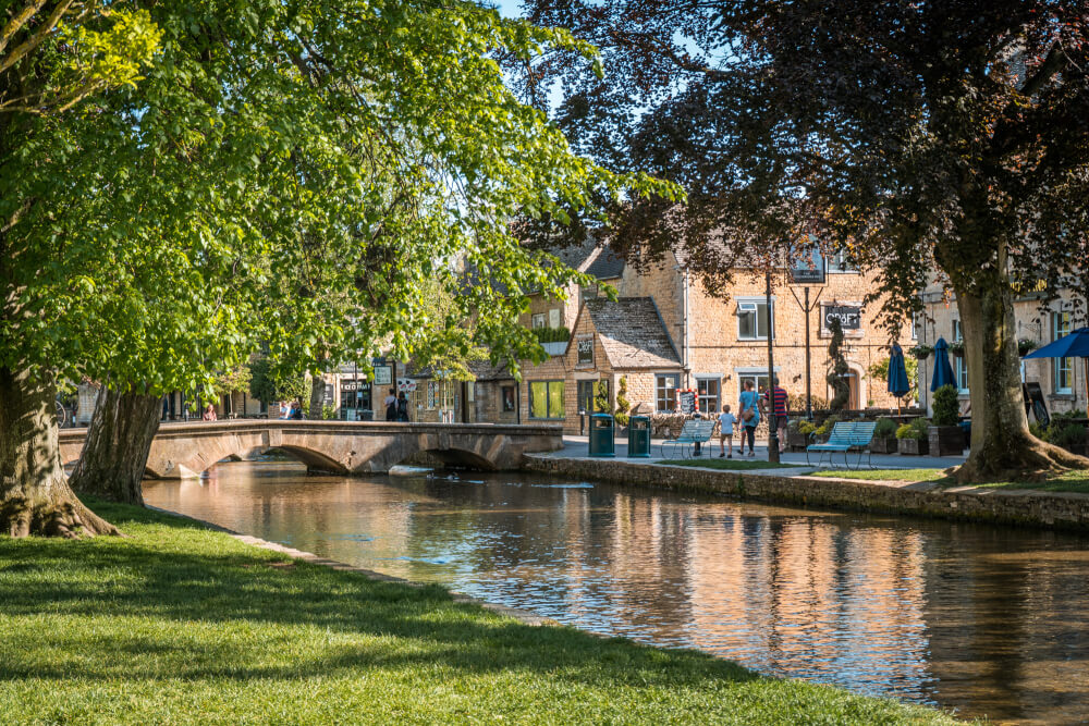 Bourton on the Water, known as the Venice of the Cotswolds in England