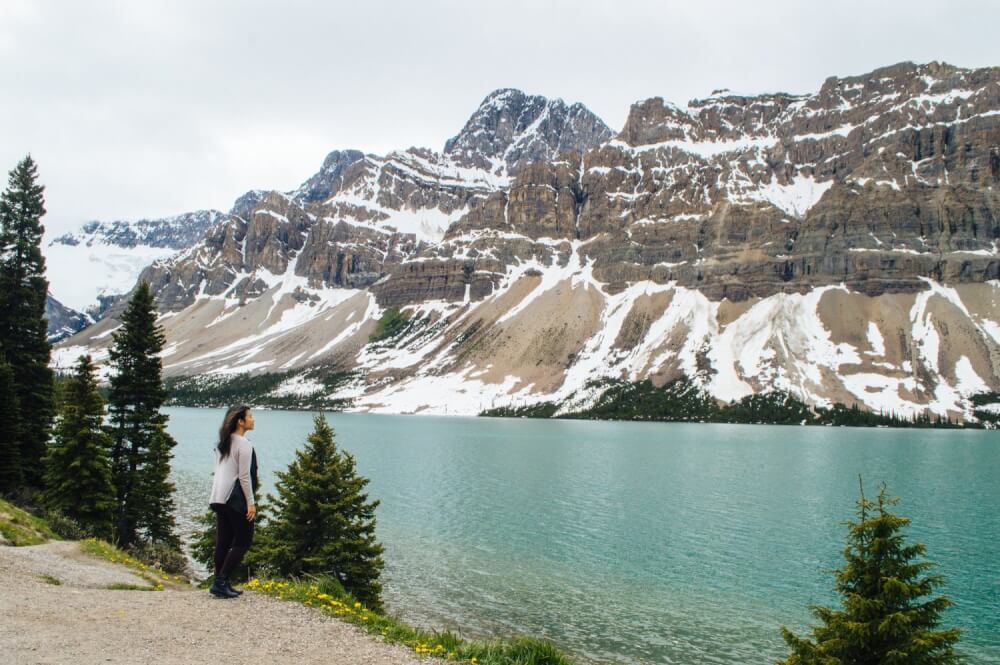 Absolutely stunning set of photos from Banff National Park in Alberta, Canada! These photo guide to Banff will have you booking a ticket immediately. Includes photos of Lake Louise, Lake Moraine, Peyto Lake and more. #Alberta #Canada #LakeLouise #PeytoLake #MoraineLake