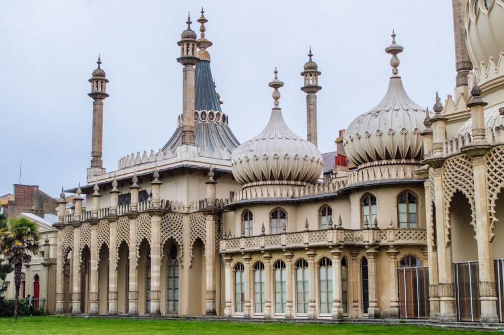 The beautiful Royal Pavilion in Brighton, England.