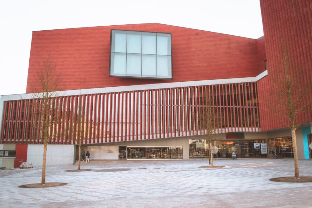 Exterior view of the Concert Hall in Bruges