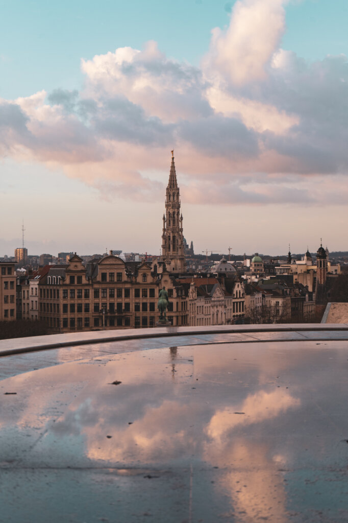 Sunset in Brussels, Belgium