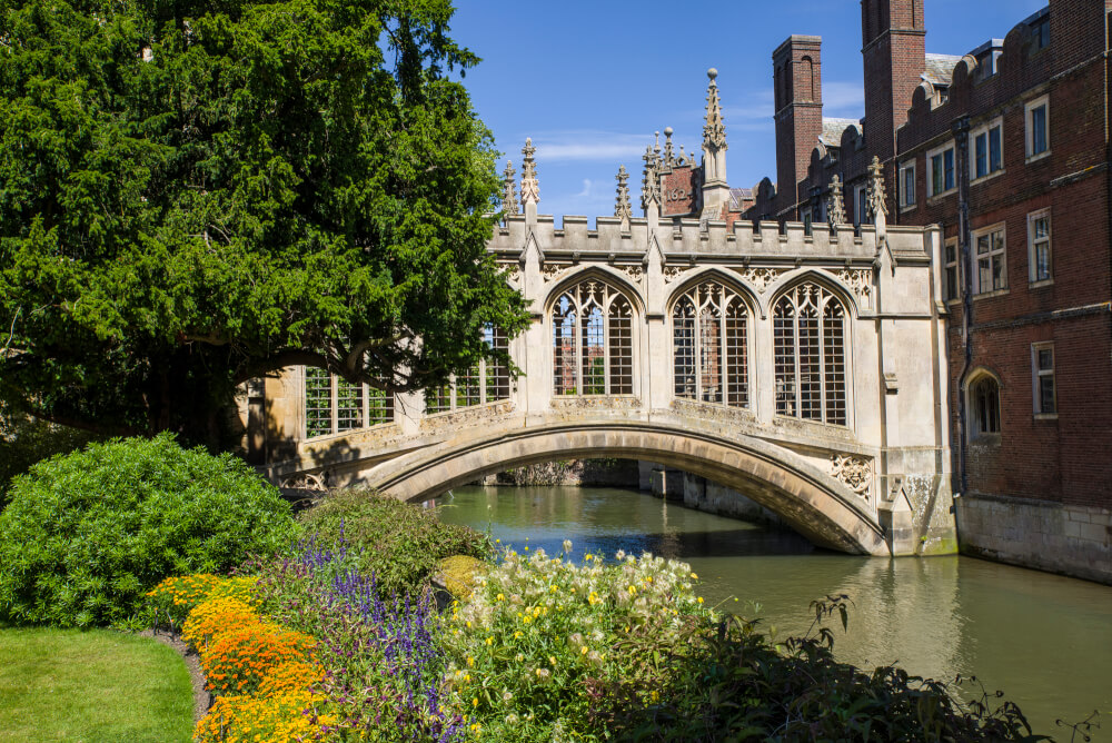 Beautiful summer day in Cambridge, England.