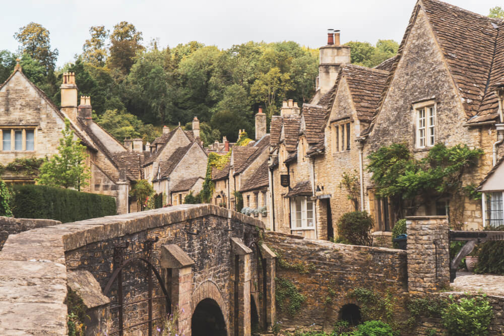 Castle Combe, England in the Cotswolds