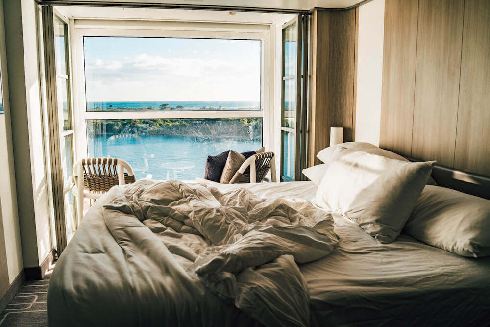 Stateroom on board Celebrity Edge