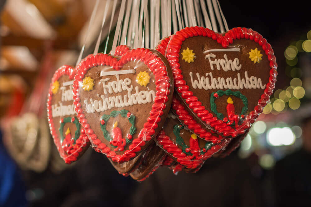 Christmas cookies at a German Christmas Market
