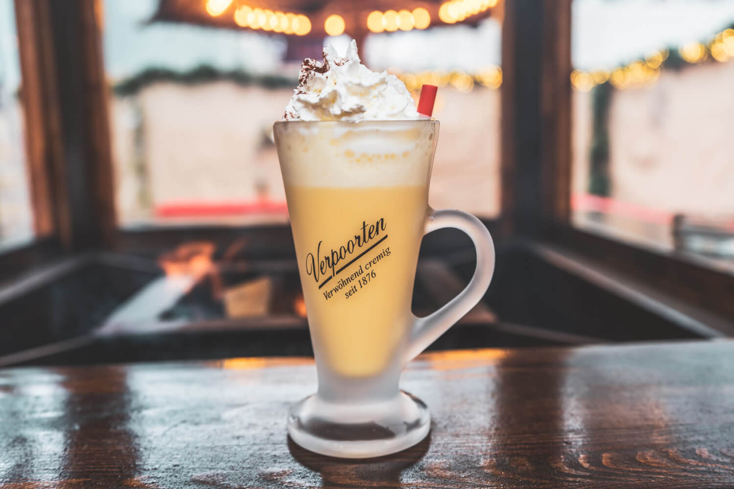 Eierpunsch at a German Christmas Market