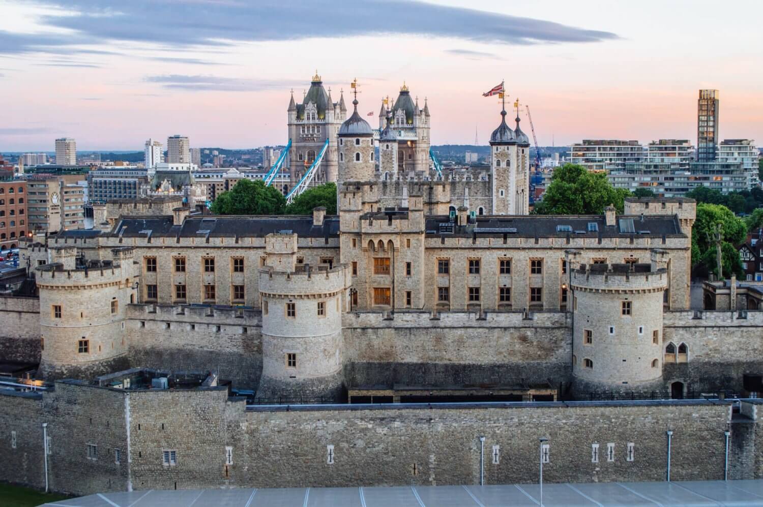 Tower of London at sunset