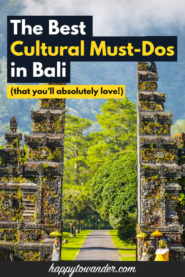 8 Cultural Things To Do In Bali How To Experience Balinese Culture