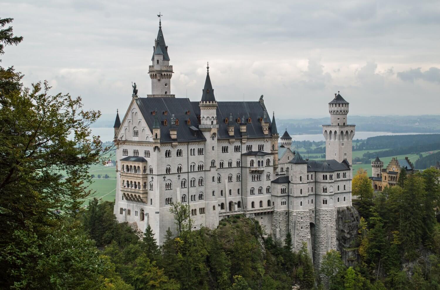 A view of Neuschwanstein Castle, Germany