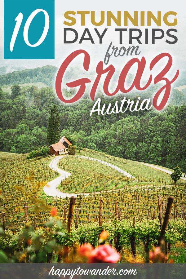 This Austria travel guide includes amazing hidden gems near Graz! One of the best things to do in Graz is take day trips out to the areas nearby. Includes great Austria destinations for winter, summer, wine, food and more. These Austria travel destinations are a must-add to your Austria travel itinerary! #austria #travel