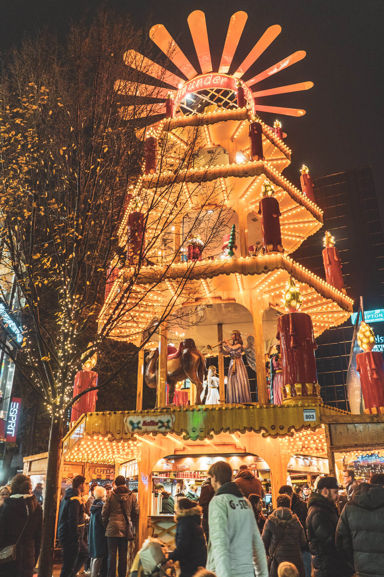 Dortmund Christmas Market Pyramid