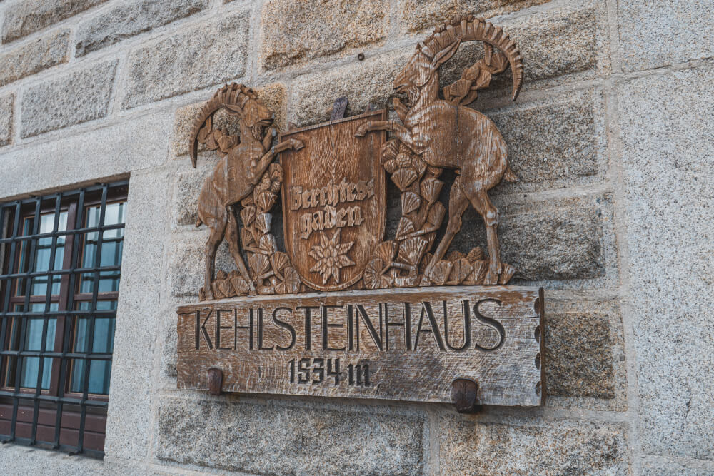 Sign at Kehlsteinhaus, AKA the Eagle's Nest in Germany