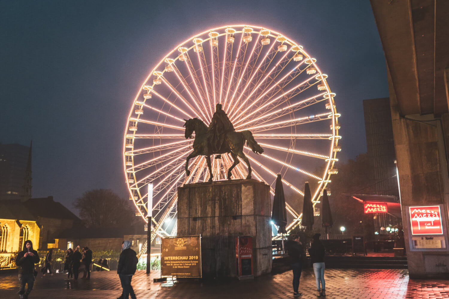 Ferris wheel at Essen Christmas Market