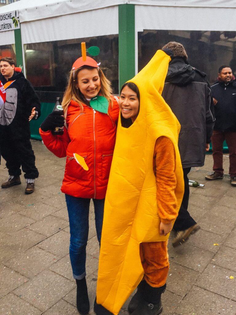 What's it like to celebrate Fasching in Munich? Click through for a fun story of one blogger's 1st time celebrating Fasching in Germany (while of course, wearing a banana suit).
