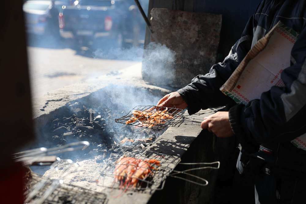 Street food in Essaouira, Morocco