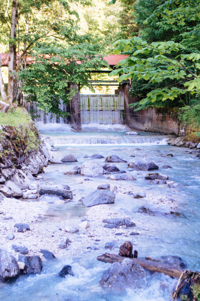 Waterfall near Partnachklamm 