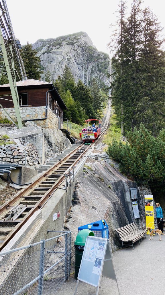 Gelmerbahn Funicular in Switzerland