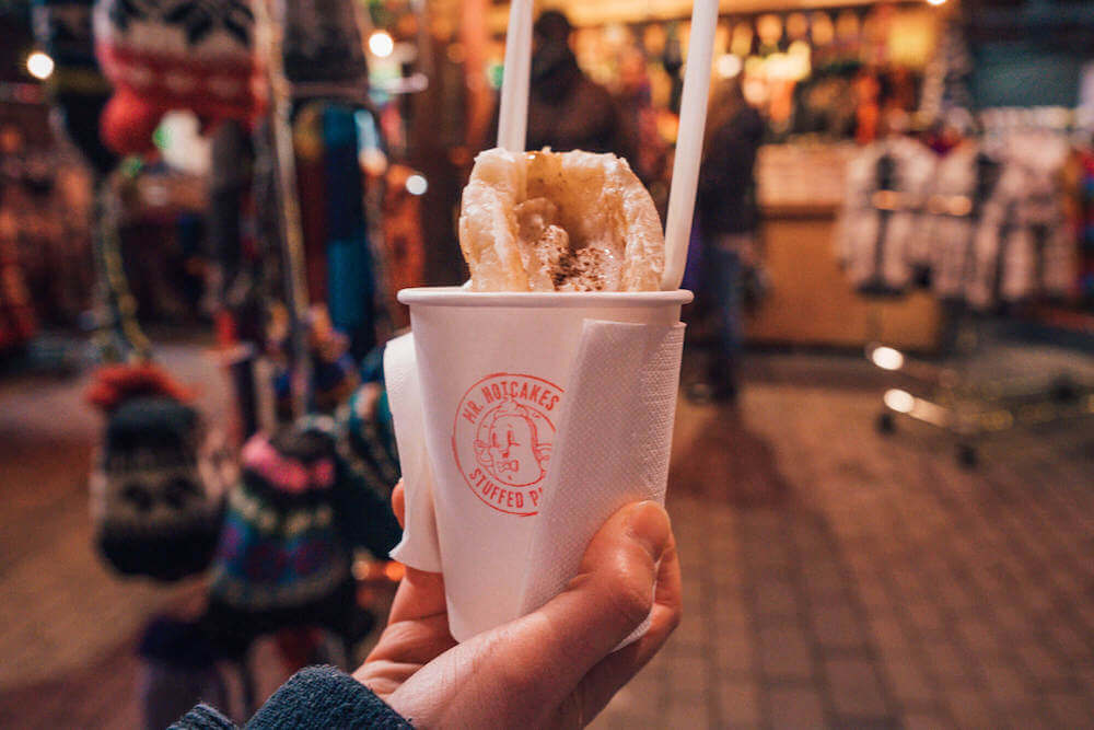 Dessert at Vancouver Christmas Market in Vancouver, Canada