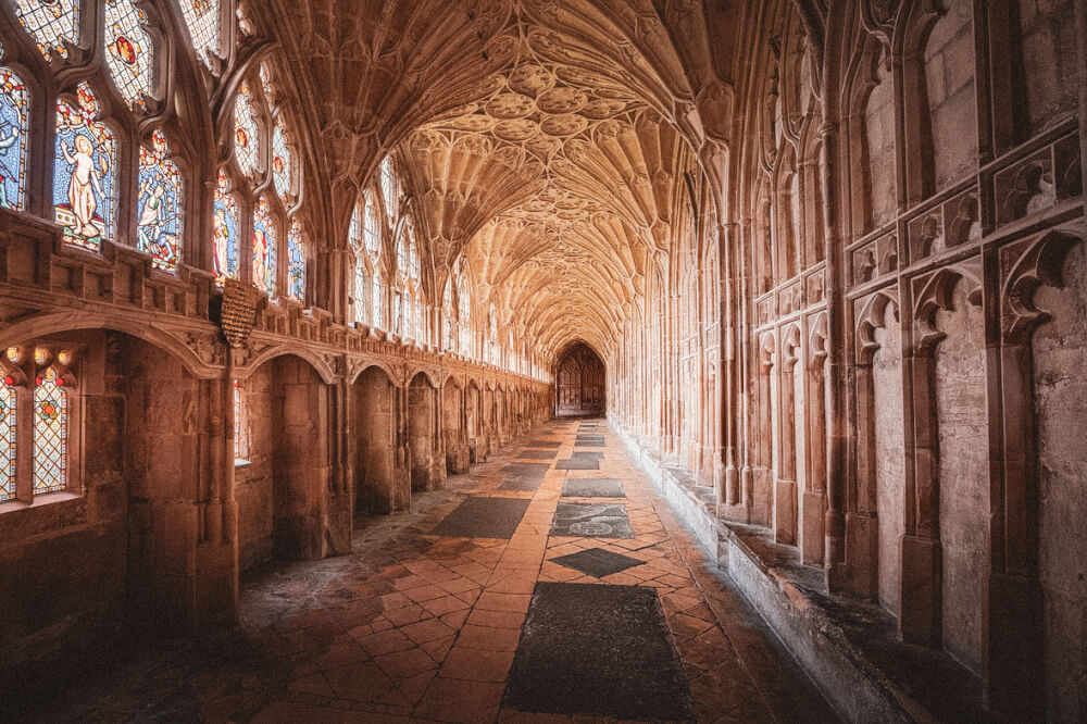 Gloucester Cathedral, used as a set for Harry Potter