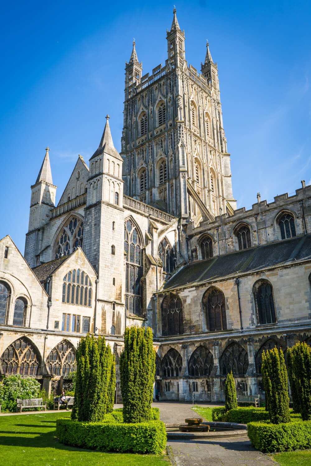 Gloucester Cathedral in Gloucester, Gloucestershire, England