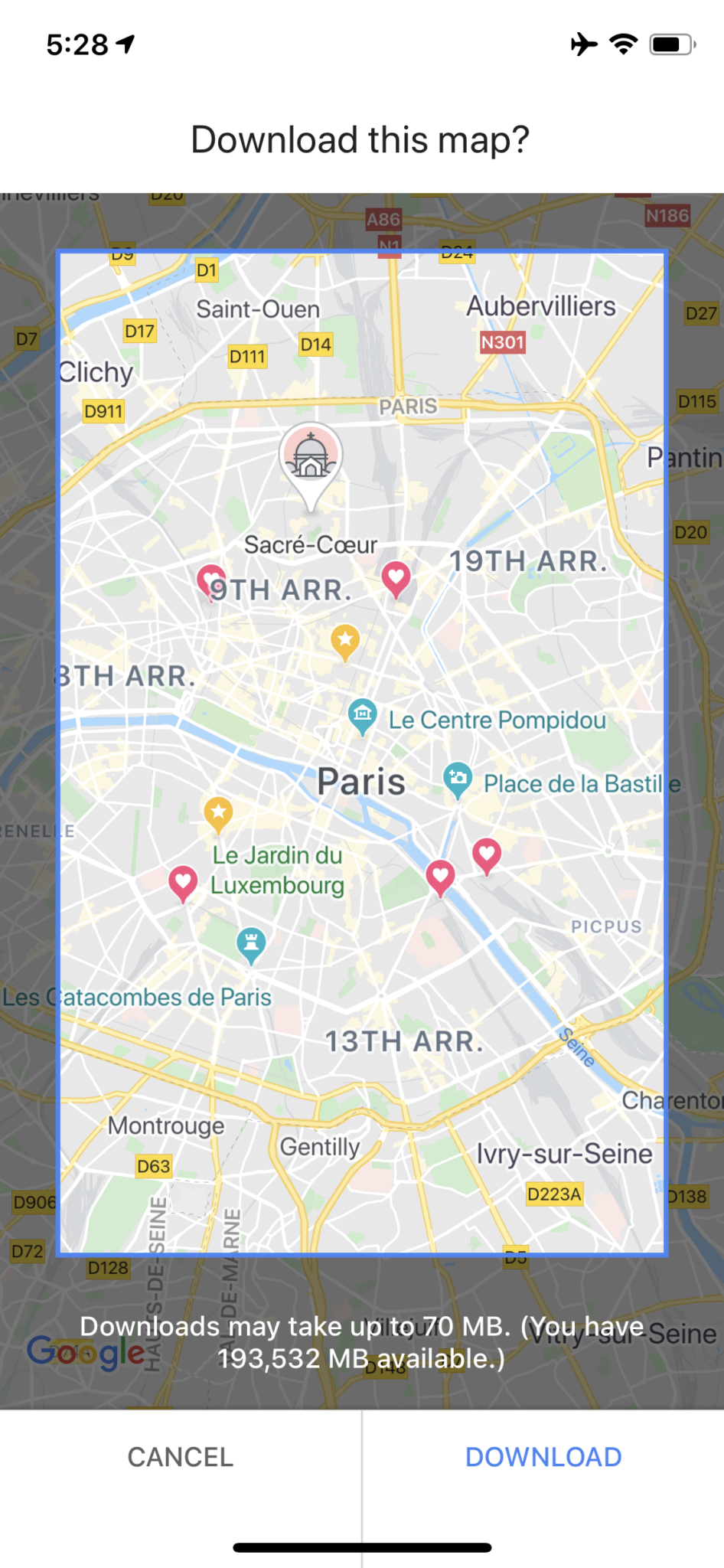 travel app in europe